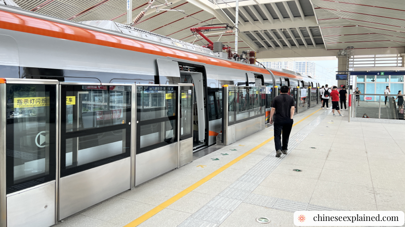 First-time traveler navigating China high-speed rail station procedures